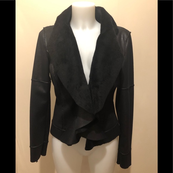 GUESS FAUX SUEDE LEATHER LIGHTWEIGHT JACKET🧥Sz M - Picture 4 of 17